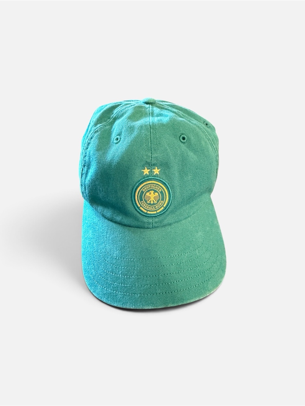 adidas Teal German National Team Cap with Embroidered Crest